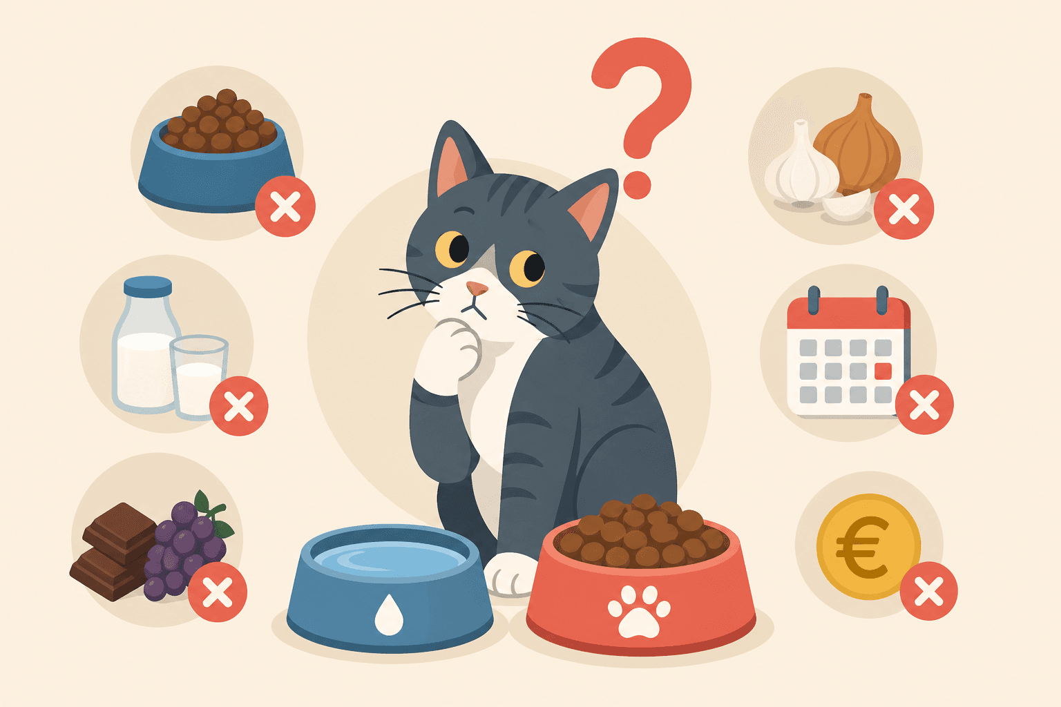 Alimentazione del gatto: i 7 errori più comuni