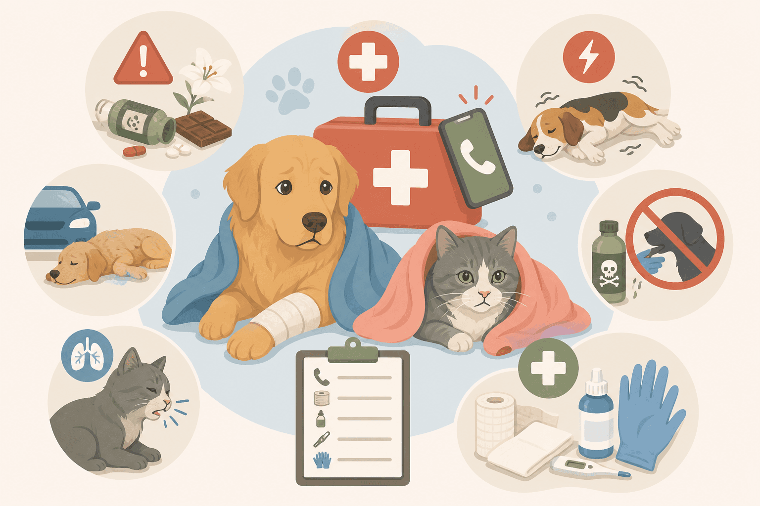 Primo soccorso per animali: cosa fare in caso di emergenza