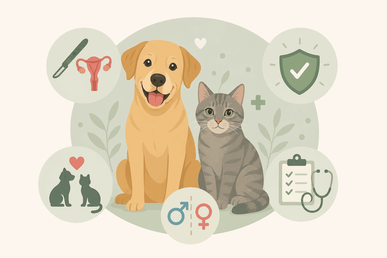 Sterilizzazione: pro e contro per cani e gatti